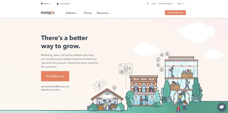 HubSpot CRM 和 Sales Hub