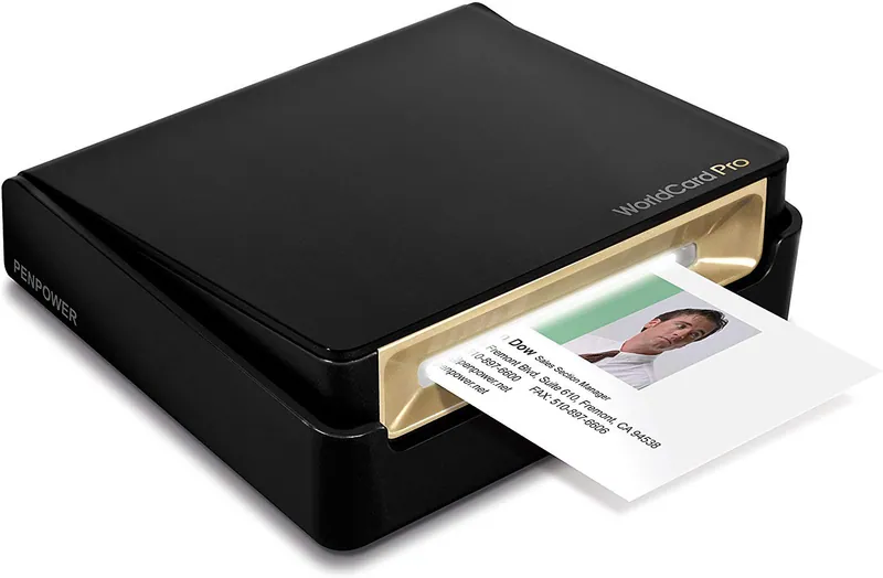 PenPower WorldCard Pro名刺スキャナー名刺をスキャンする機械