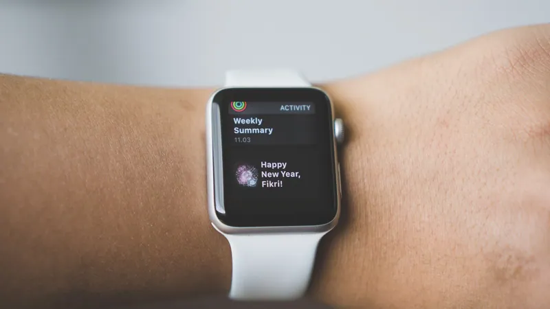 I morse (1 januari 2018) fick jag ett sött och ovanligt meddelande från Siri på min Apple Watch. Det stod: "Gott nytt år, Fikri!"