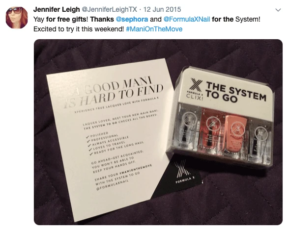 Sephora na Twitterze o gratisach