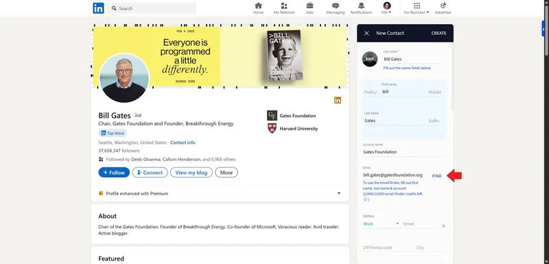 Ihr CRM mit LinkedIn integrieren