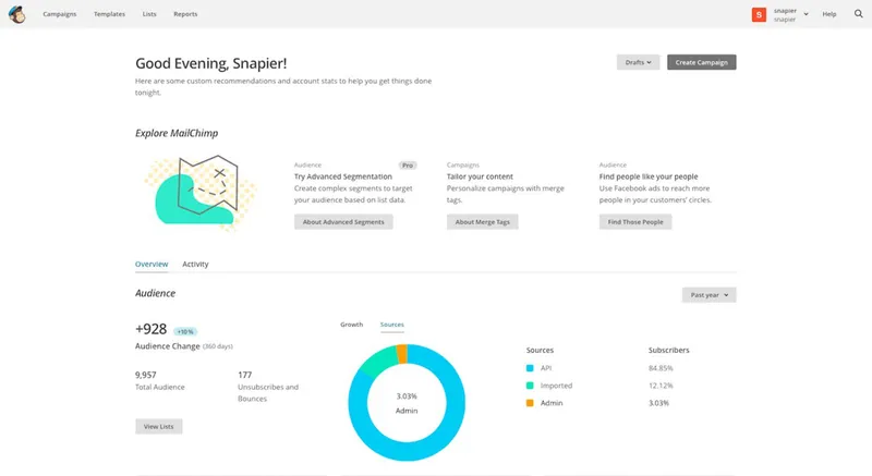 Mailchimp för leadgenerering