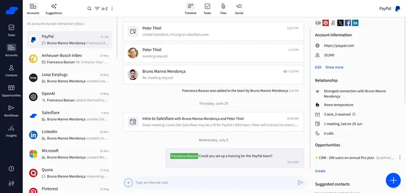 alles automatisch in Ihrem CRM verfolgen