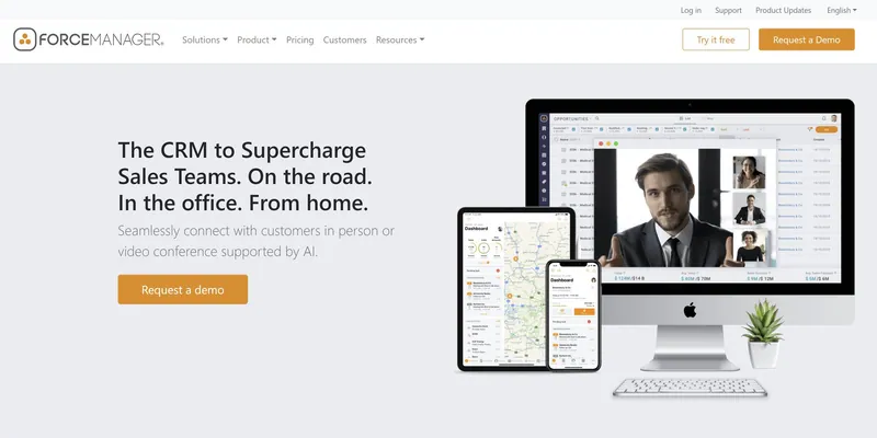 ForceManager : CRM pour gérer une équipe de vente sur le terrain