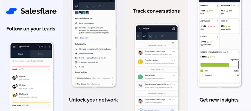 L'application CRM mobile de Salesflare et ses avantages