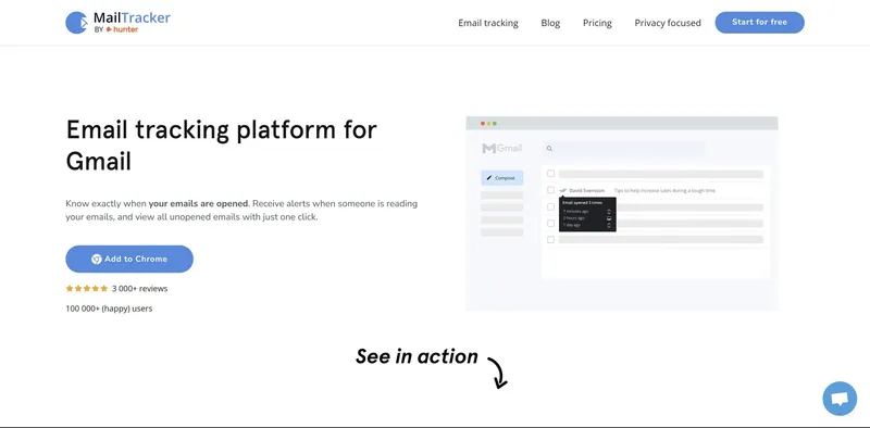 MailTracker da Hunter